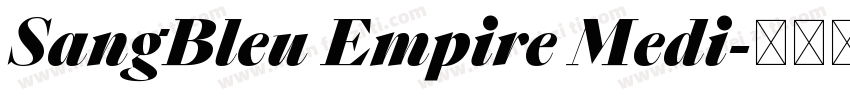 SangBleu Empire Medi字体转换